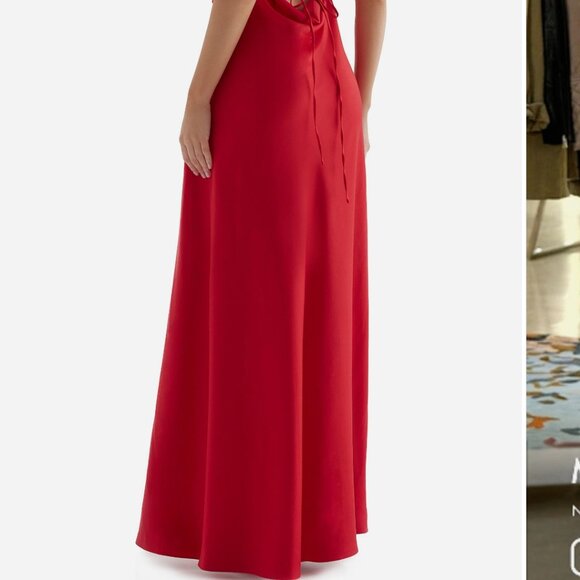 Red House of CB High Slit Dress - Picture 3 of 5